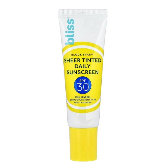 Bliss Block Star™ Sheer Tinted Daily Sunscreen, SPF 30, 1.4 fl oz 40 ml - Picture 1 of 6